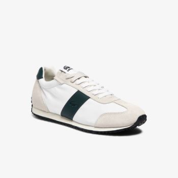 Lacoste Court Pace Textile Sneakers Pánské - Tenisky Béžový / Zelene | CZ-lF5B9j